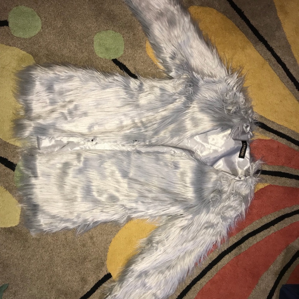 Faux fur coat